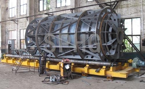 鼠笼工装及长轴滚轮架