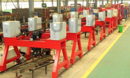门式纵梁焊接机生产线
