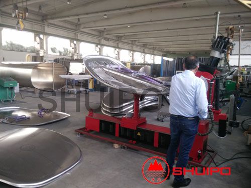 封头旋边(德国客户使用现场)